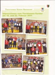 Gemeindekurier 2011: Unser Tischtennisturnier