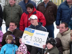 Spendenübergabe an Alex1 Spendenübergabe an Alex1